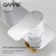 Смеситель для умывальника GAPPO G1048-22, белый/хром