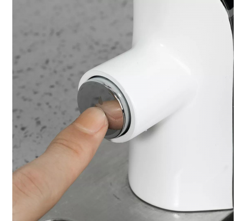 Змішувач для кухні з підключенням фільтра GAPPO G4303-8, білий/хром